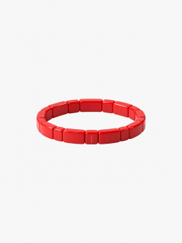 Burgundy Puzzle Bracelet
