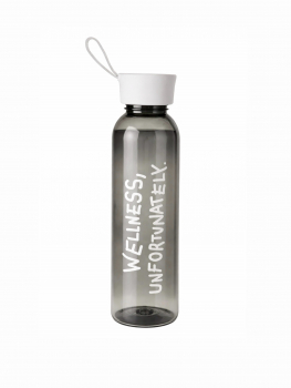A bottle with a motivational message