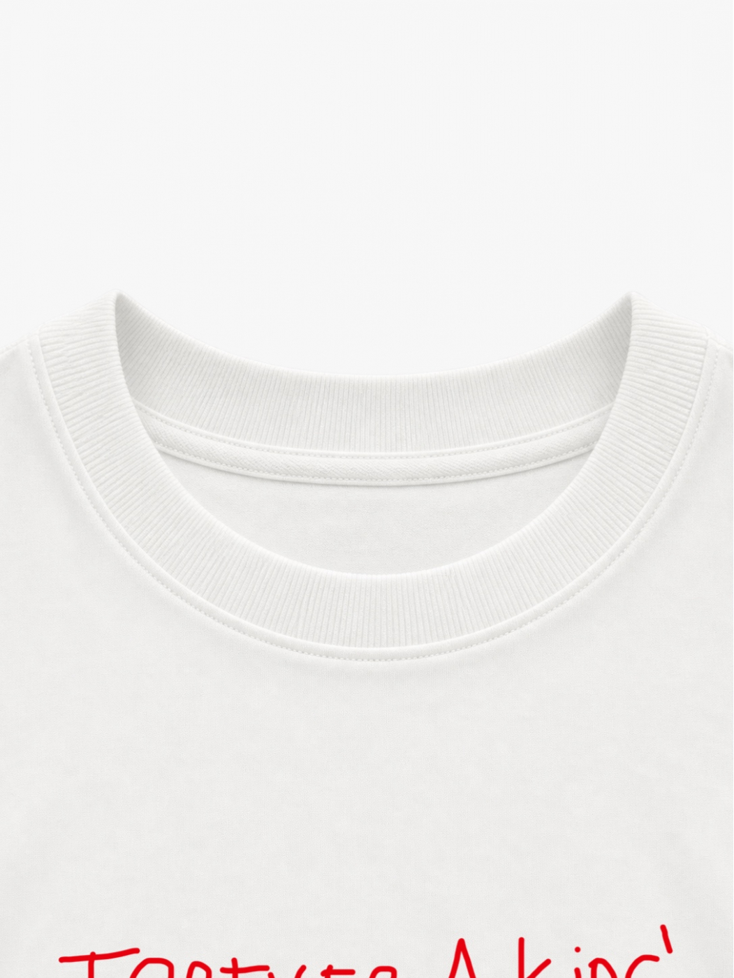 A T-shirt about happiness