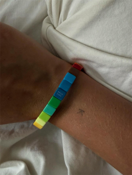 Multicolored Squares Bracelet