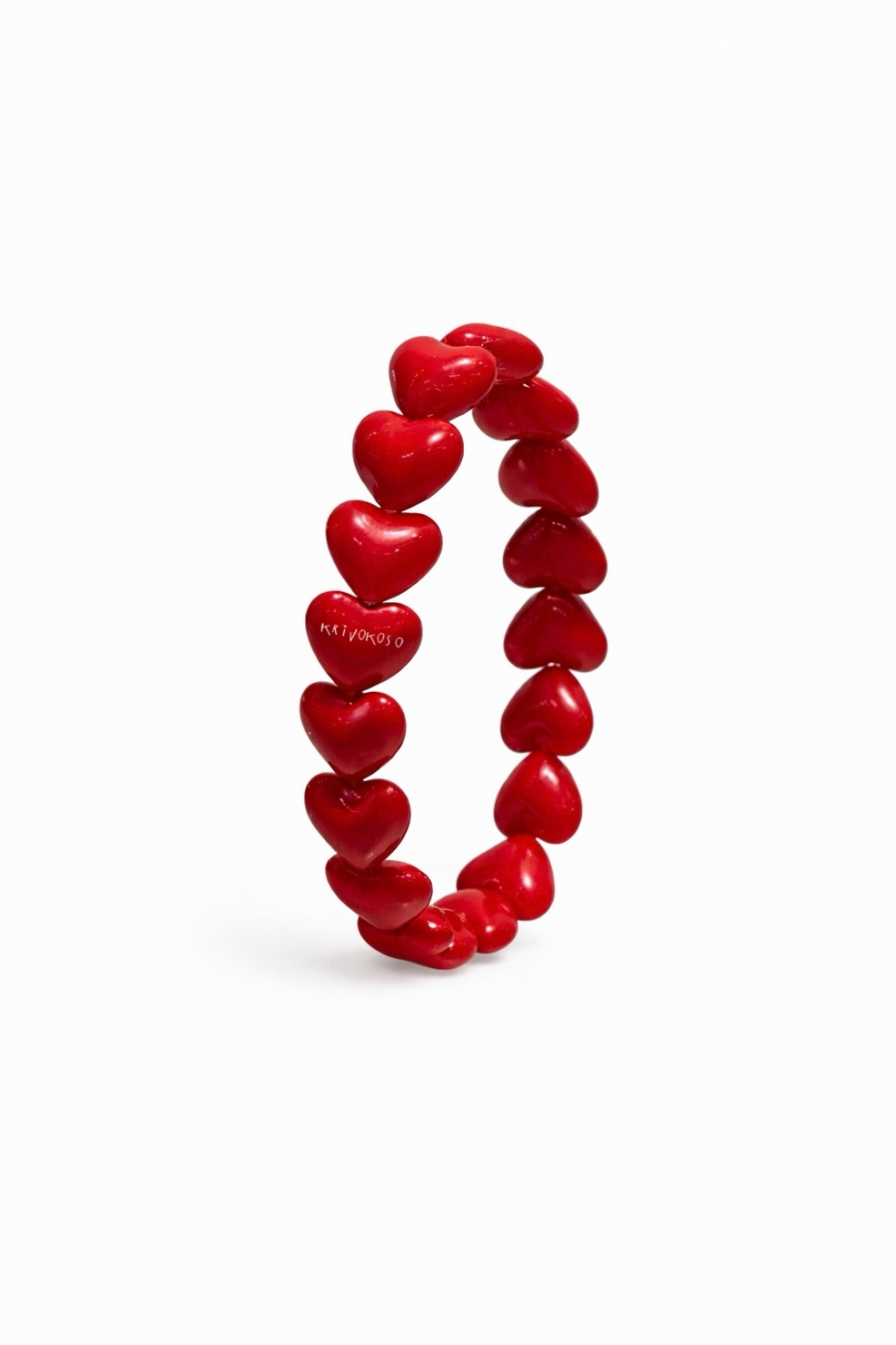 Bracelet heart red mini
