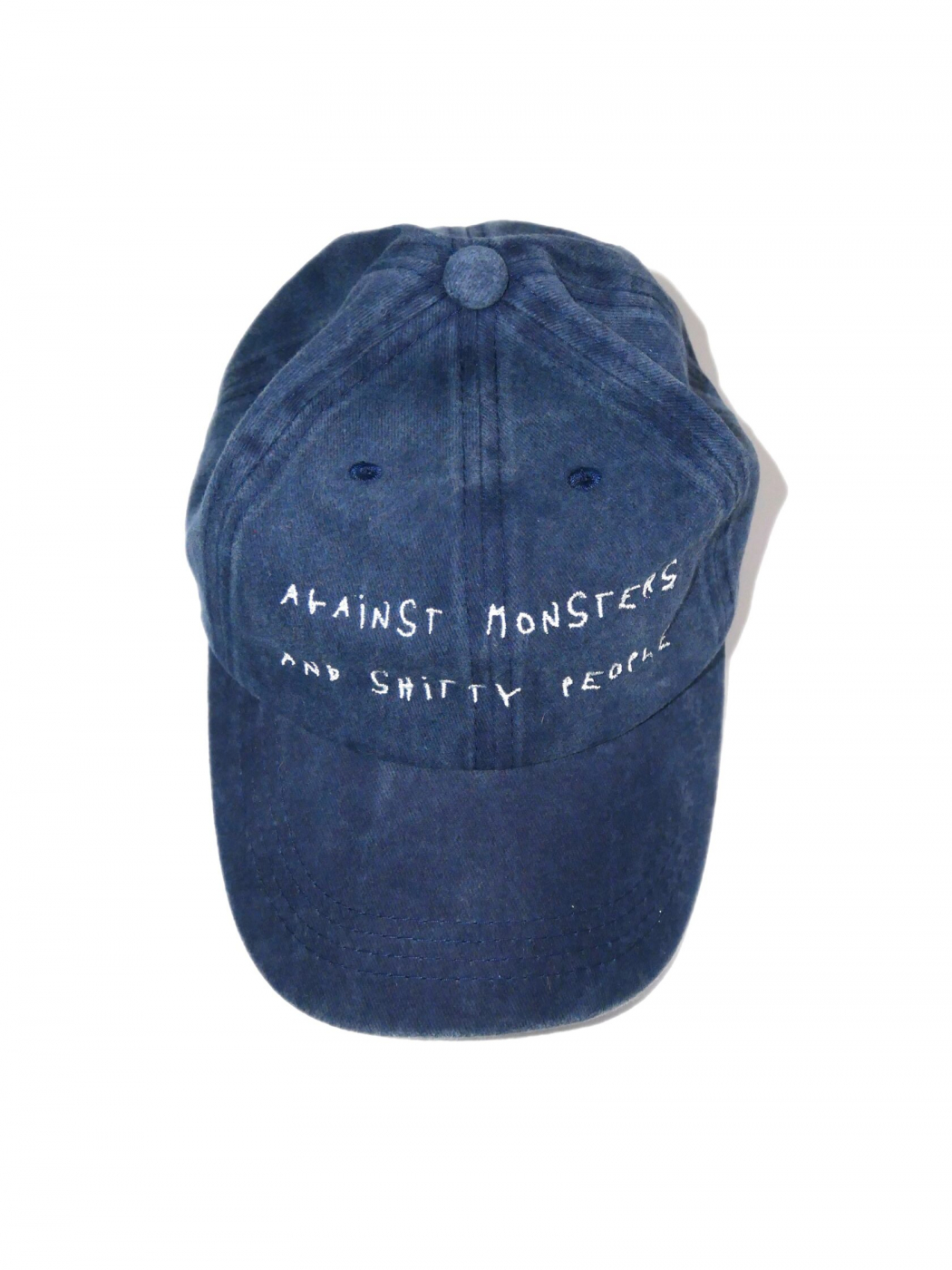 Cap 'against monsters and shitty people'