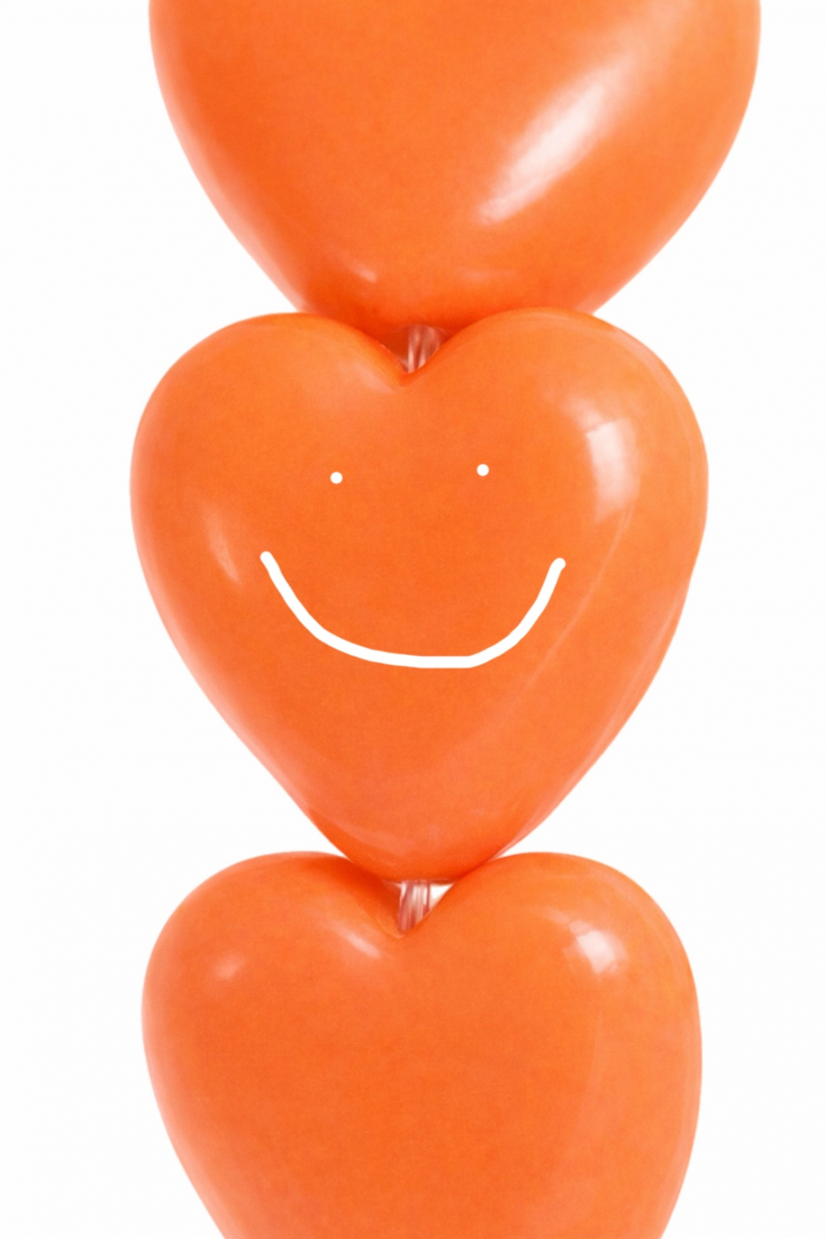 Orange Hearts Bracelet