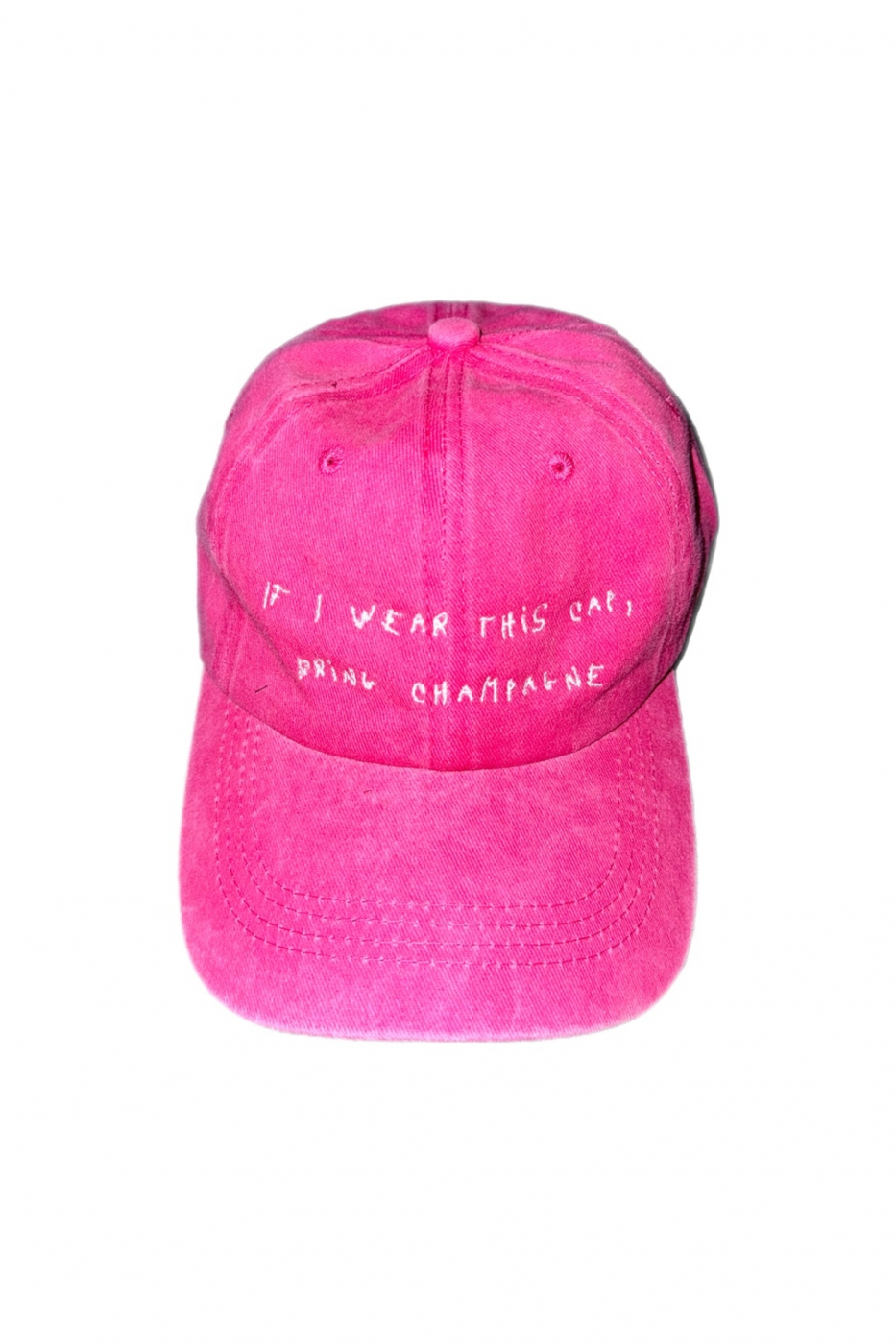 Cap 'if i wear this cap bring champagne'