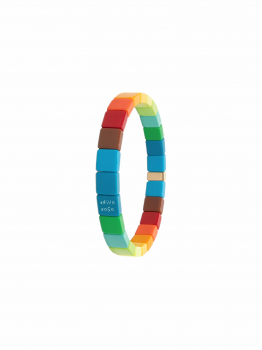 Multicolored Squares Bracelet