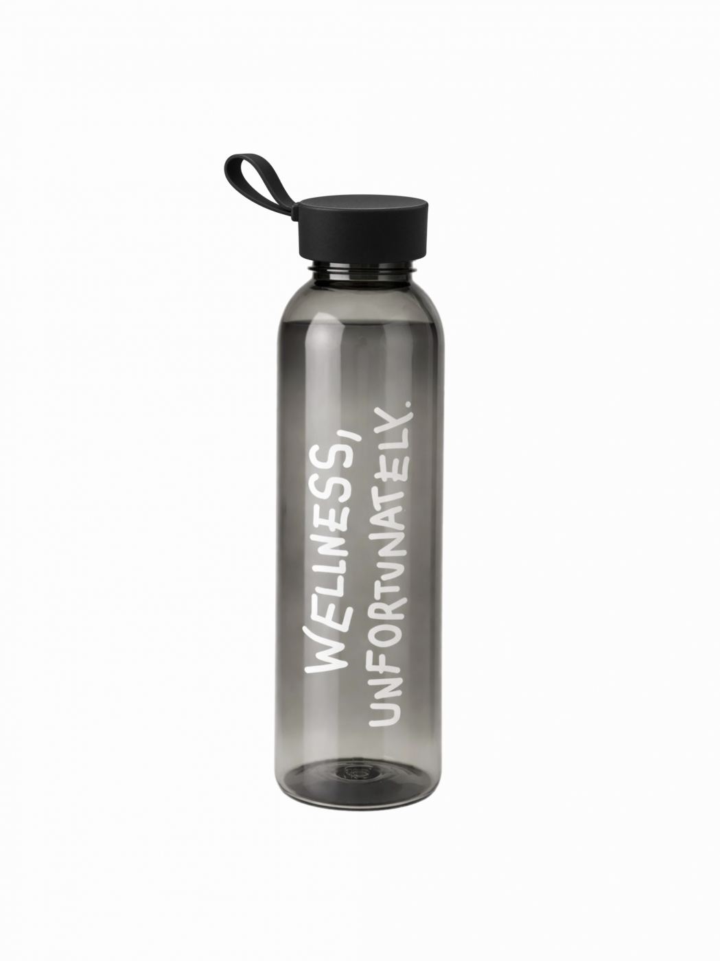 A bottle with a motivational message
