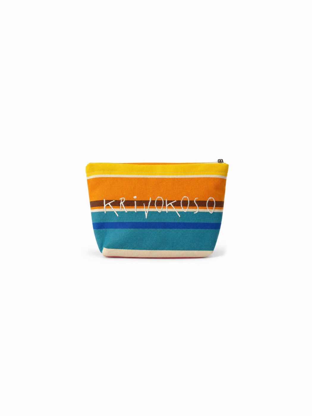 Striped Cosmetic Bag