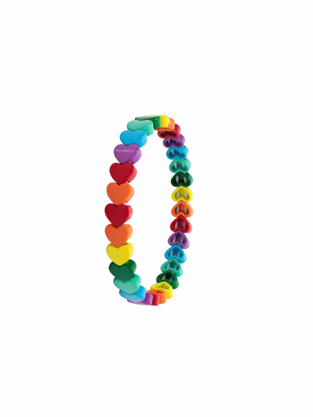 Multicolored Hearts Bracelet